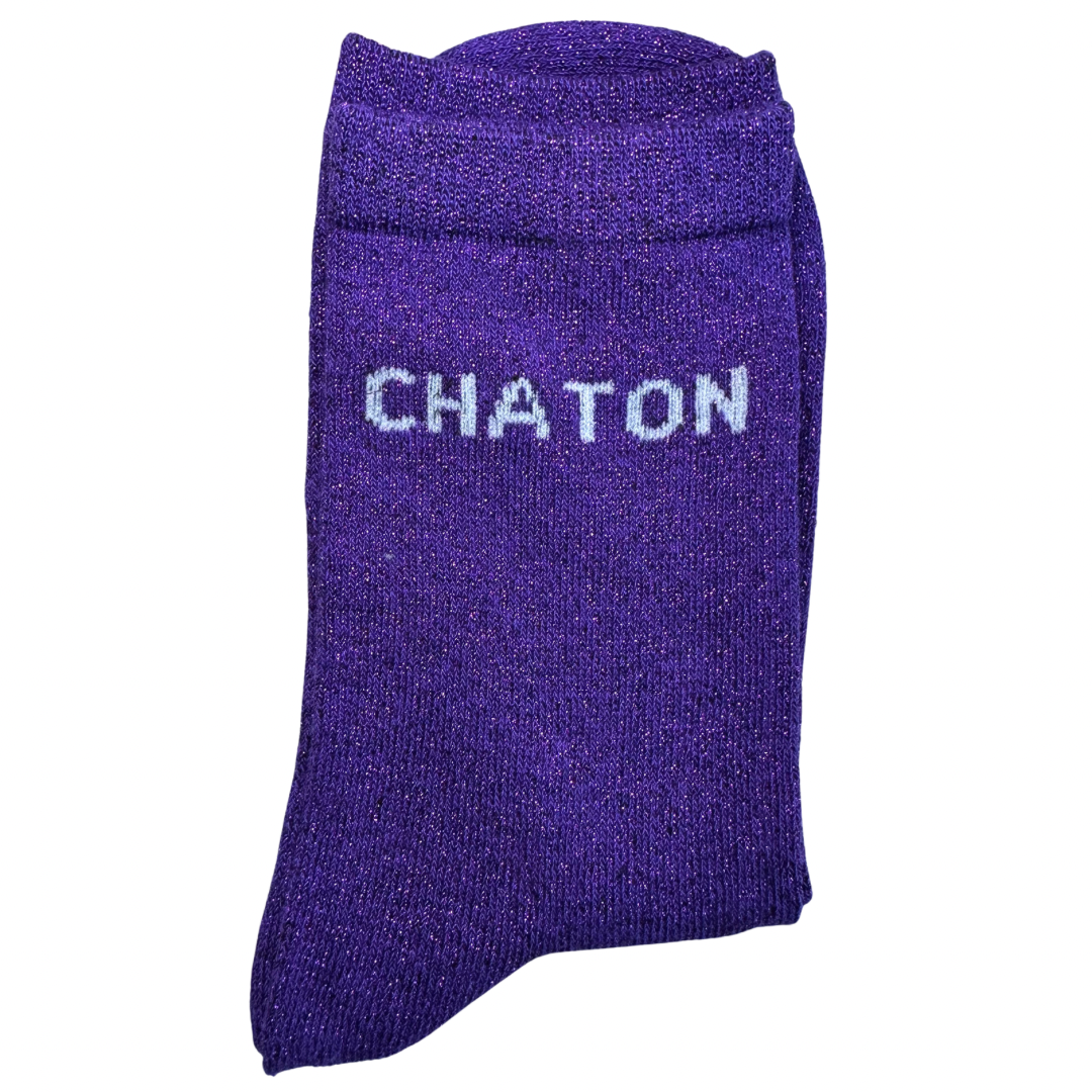 Chaussettes à Paillettes Chaton