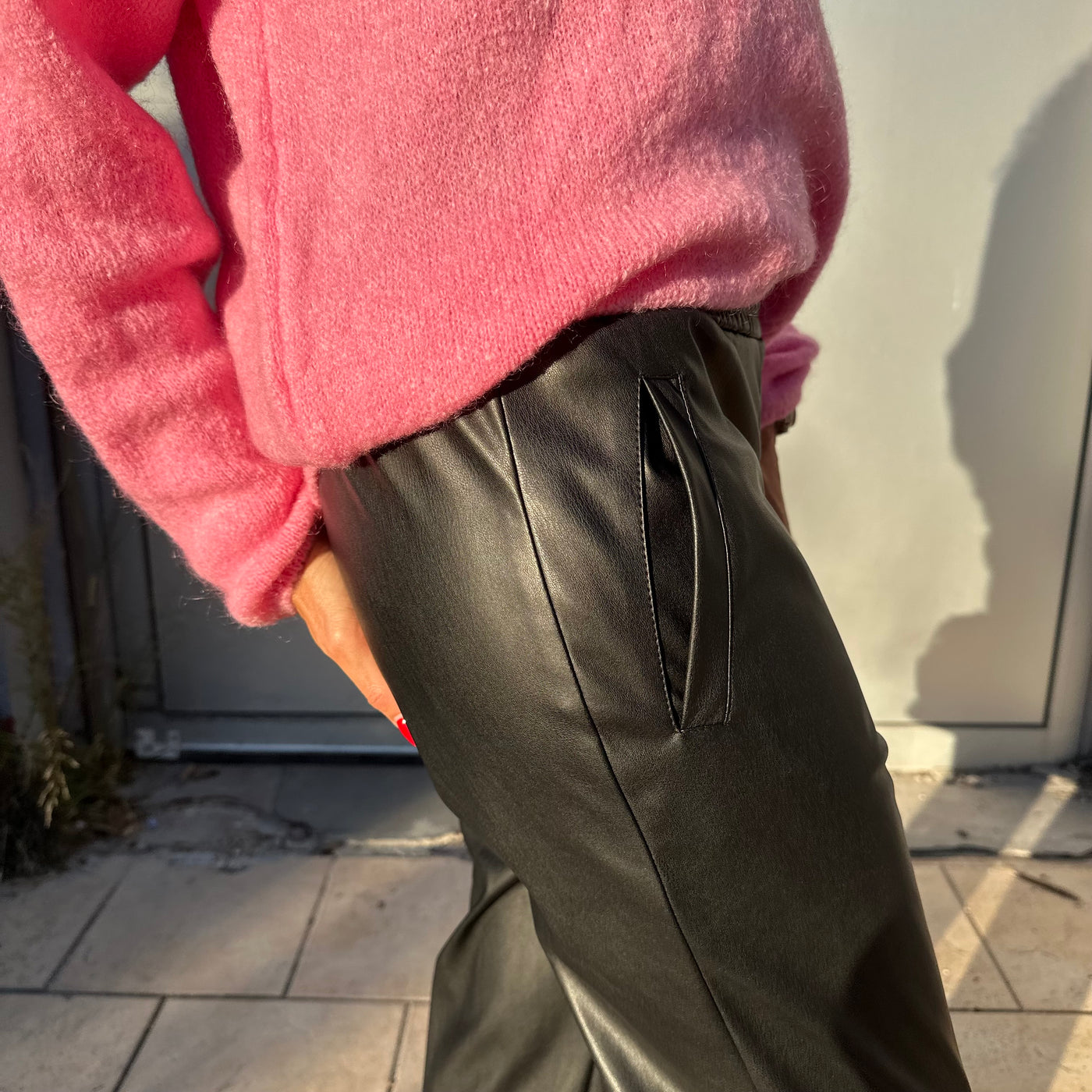 Pantalon en similicuir Eagle Banditas