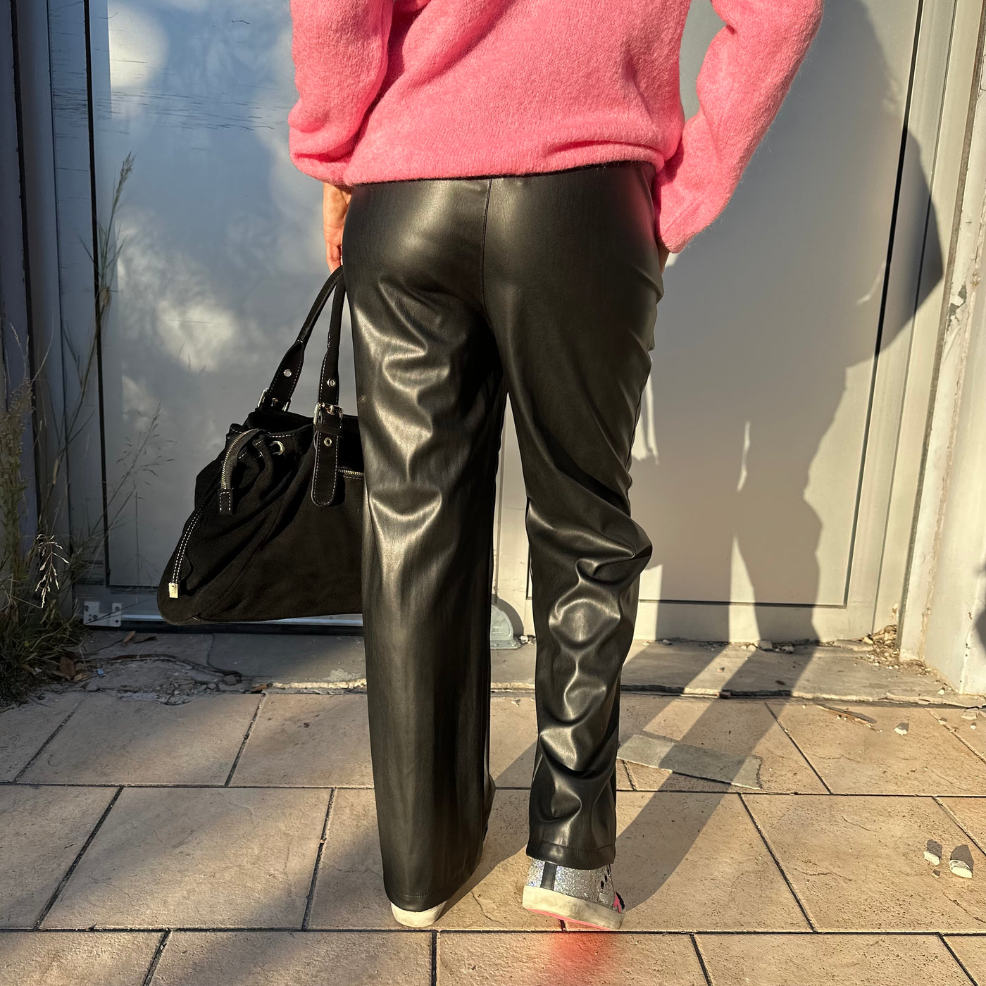 Pantalon en similicuir Eagle Banditas