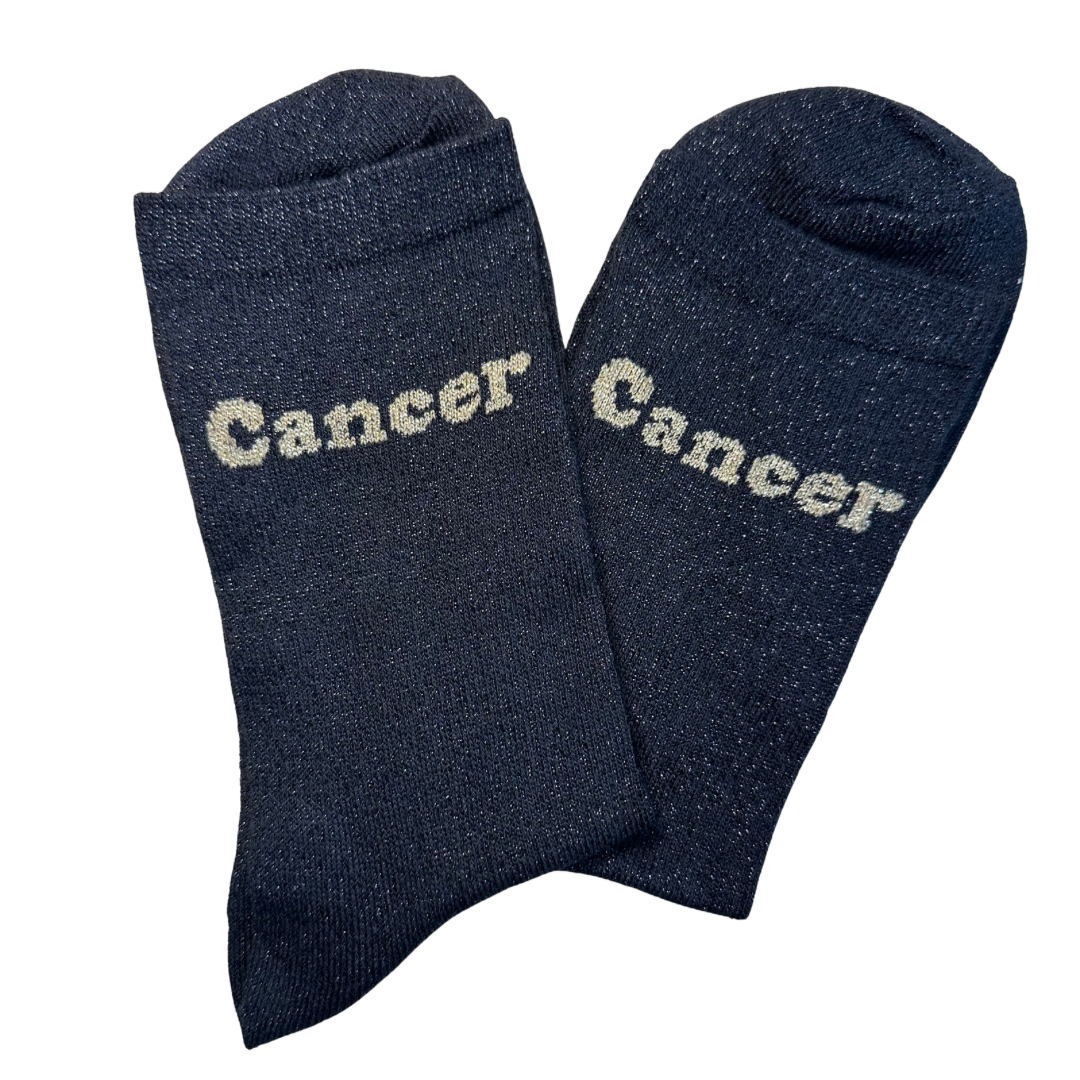 Chaussettes à Paillettes Cancer