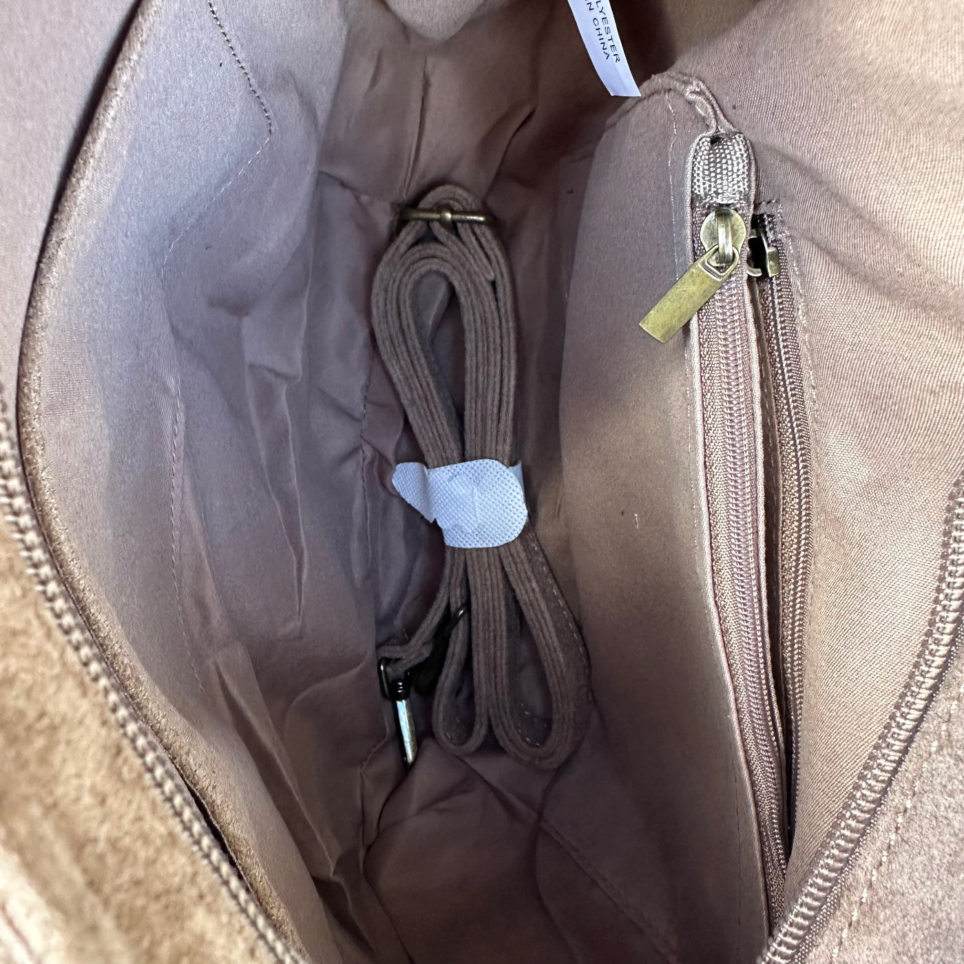 Sac Hobo en suédine à franges