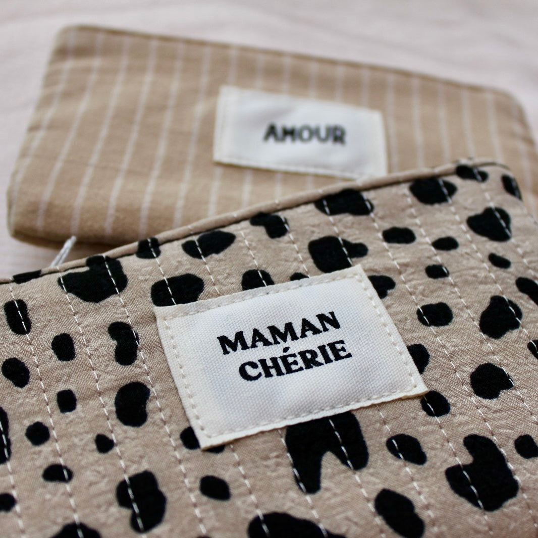 Pochette imprimée "MAMAN CHÉRIE"