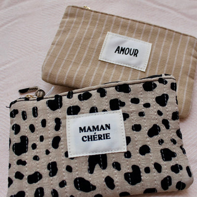 Pochette imprimée "MAMAN CHÉRIE"