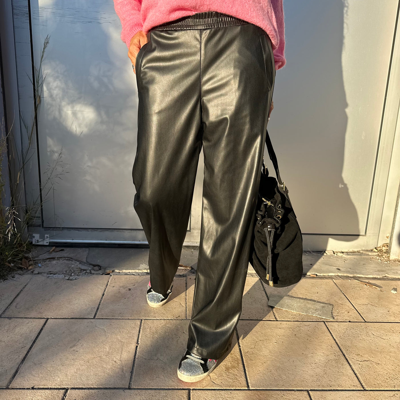 Pantalon en similicuir Eagle Banditas