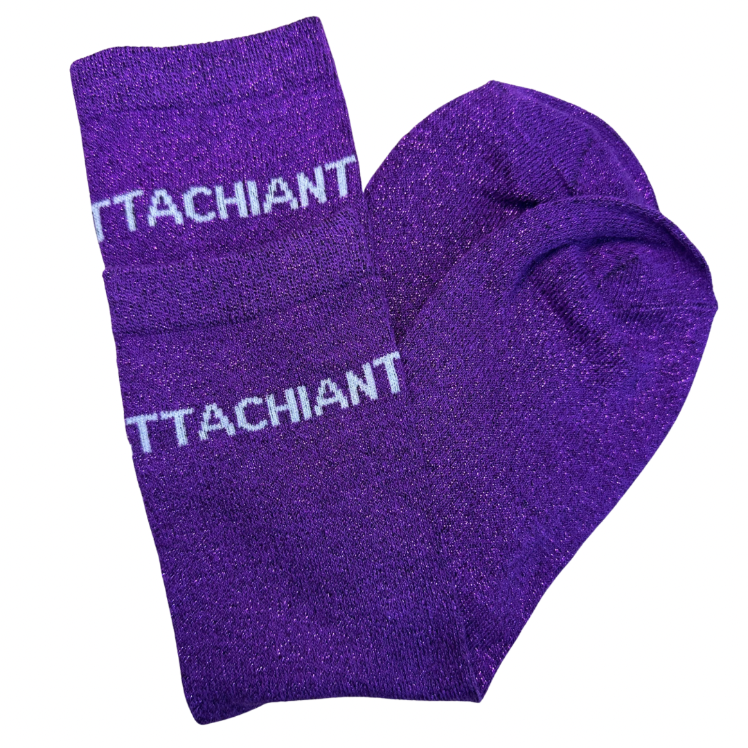 Chaussettes à Paillettes Attachiante