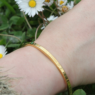 Bracelet gravé "Maman je t'aime"
