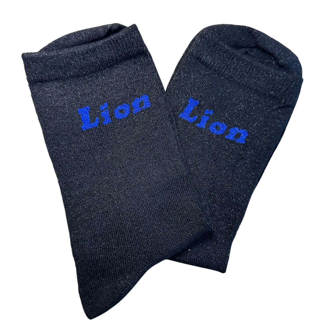 Chaussettes à Paillettes Lion