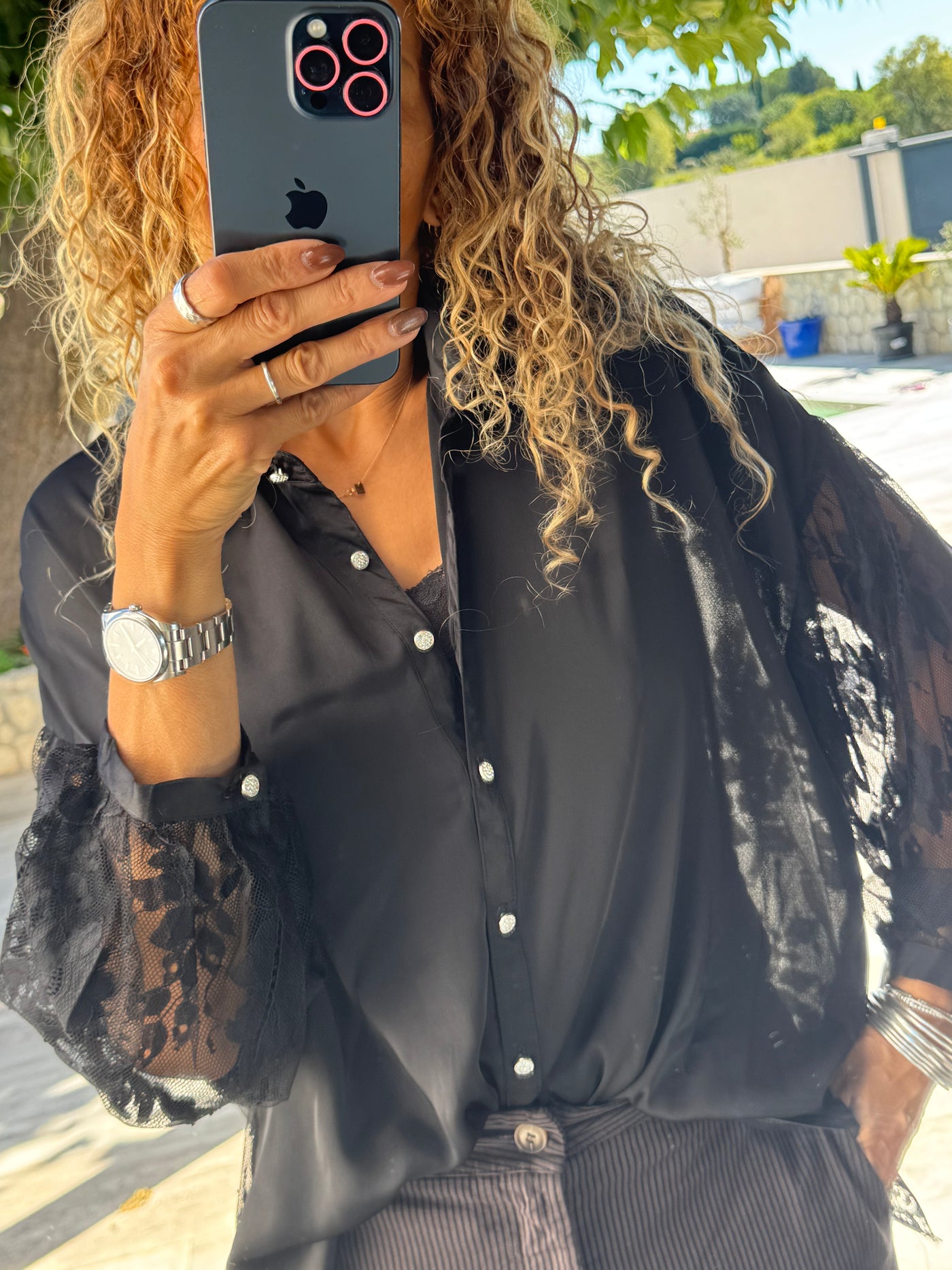 CHEMISE ROMANCE NOIRE