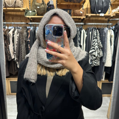 Cagoule écharpe Object beige Nom du modèle : OBJMILU
Numéro de l'article 23047455_Humus_1244756
EAN 5715799531240