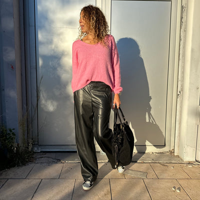 Pantalon en similicuir Eagle Banditas