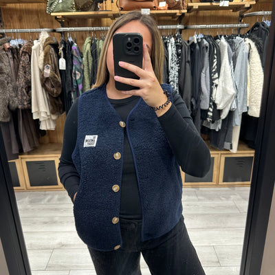 Gilet sans manches camel be awesome today en sherpa