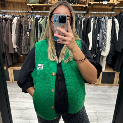 Gilet sans manches vert be awesome today