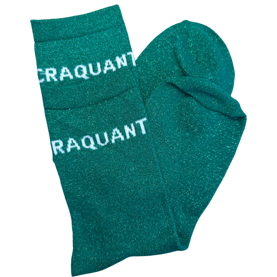 Chaussettes à Paillettes Craquante