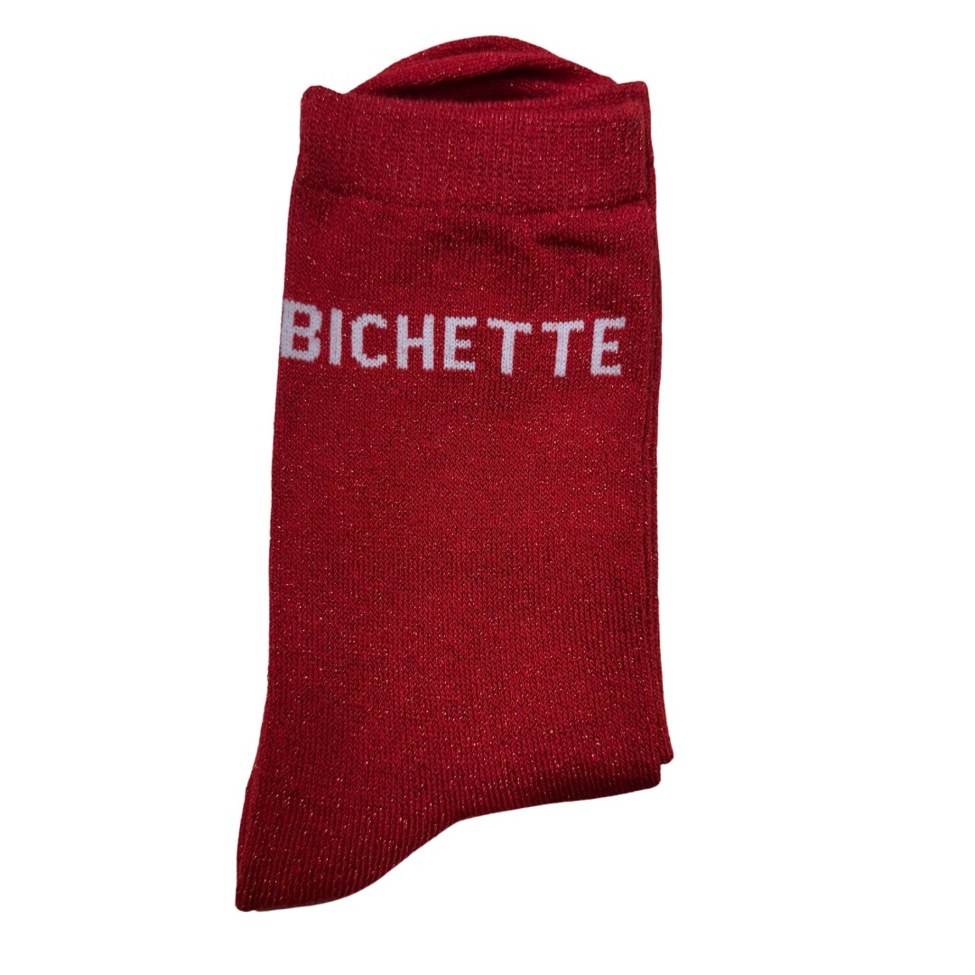 Chaussettes à Paillettes Bichette