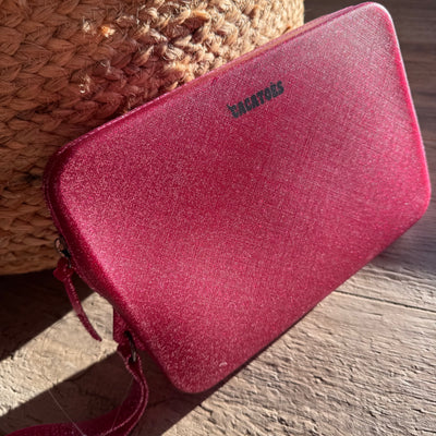GISELA GLITTER FRAMBOISE