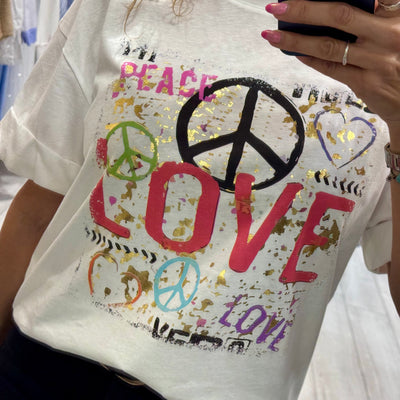 T-SHIRT PEACE & LOVE