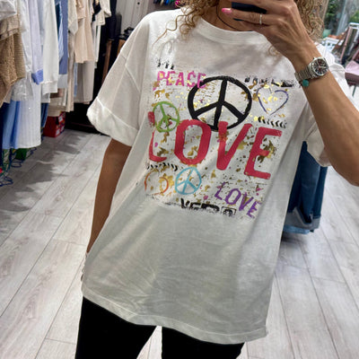 T-SHIRT PEACE & LOVE