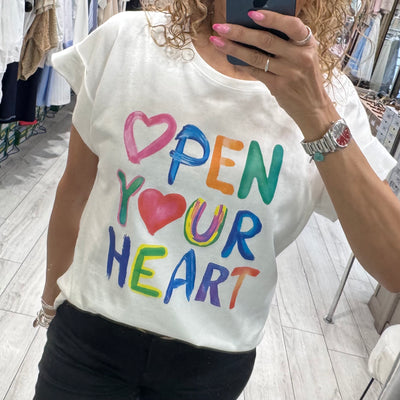 T-SHIRT OPEN YOUR HEART