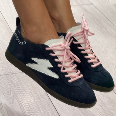 Baskets SMR bleu Marine ASHLEY C388