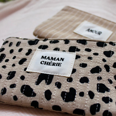 Pochette imprimée "MAMAN CHÉRIE"