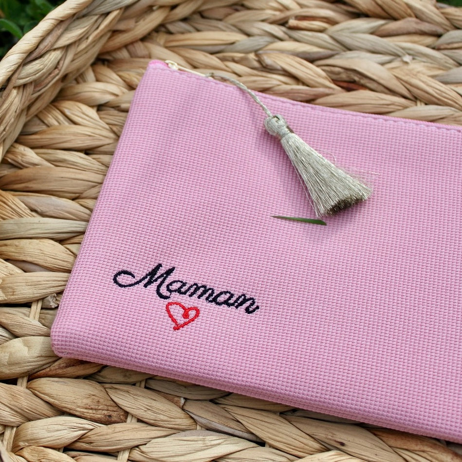 Pochette rose "Maman"