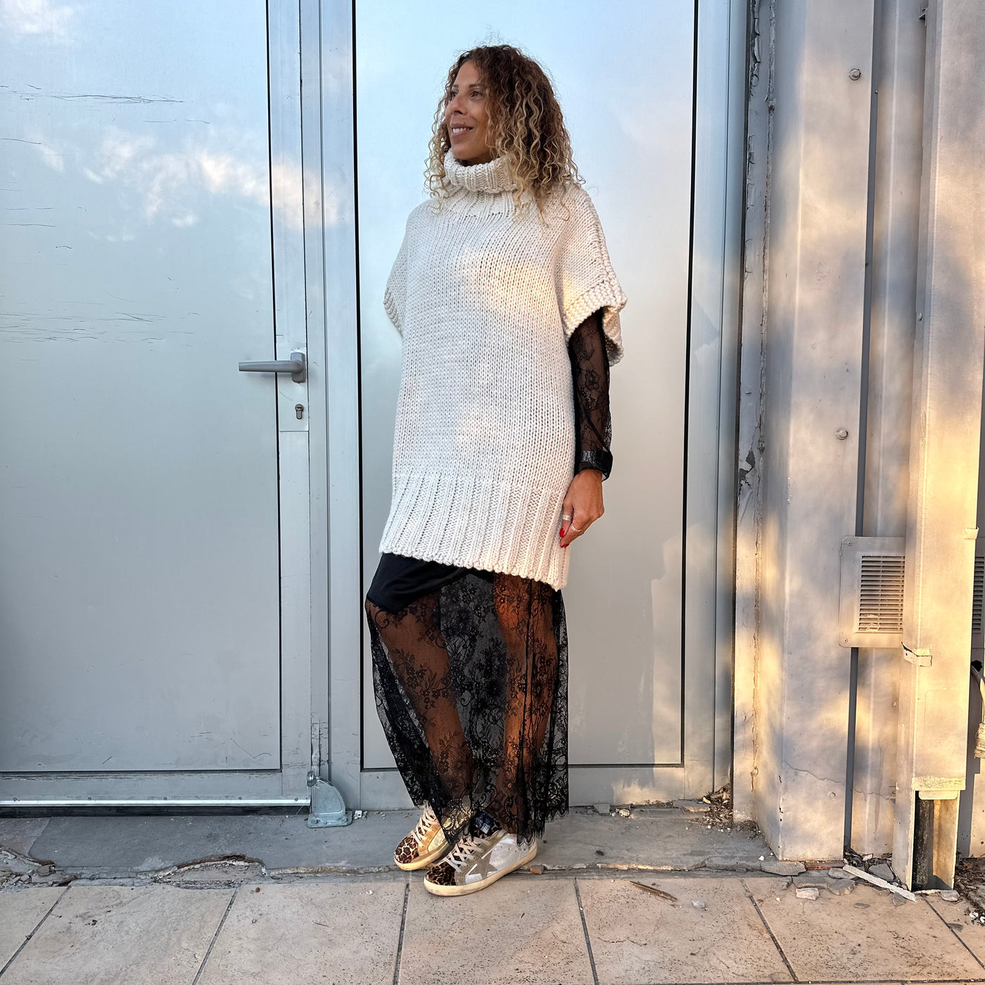 Robe en maille_Bigne__ecru_Banditas_From_Marseille