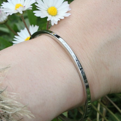 Bracelet gravé "Maman je t'aime"