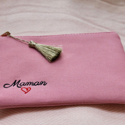 Pochette rose "Maman"