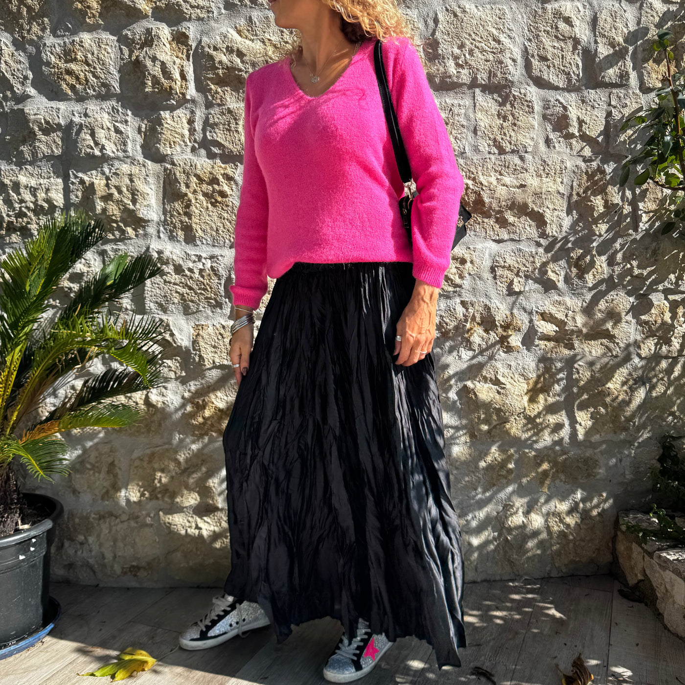 Jupe MAEVA satinée