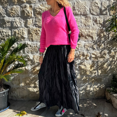 Jupe MAEVA satinée