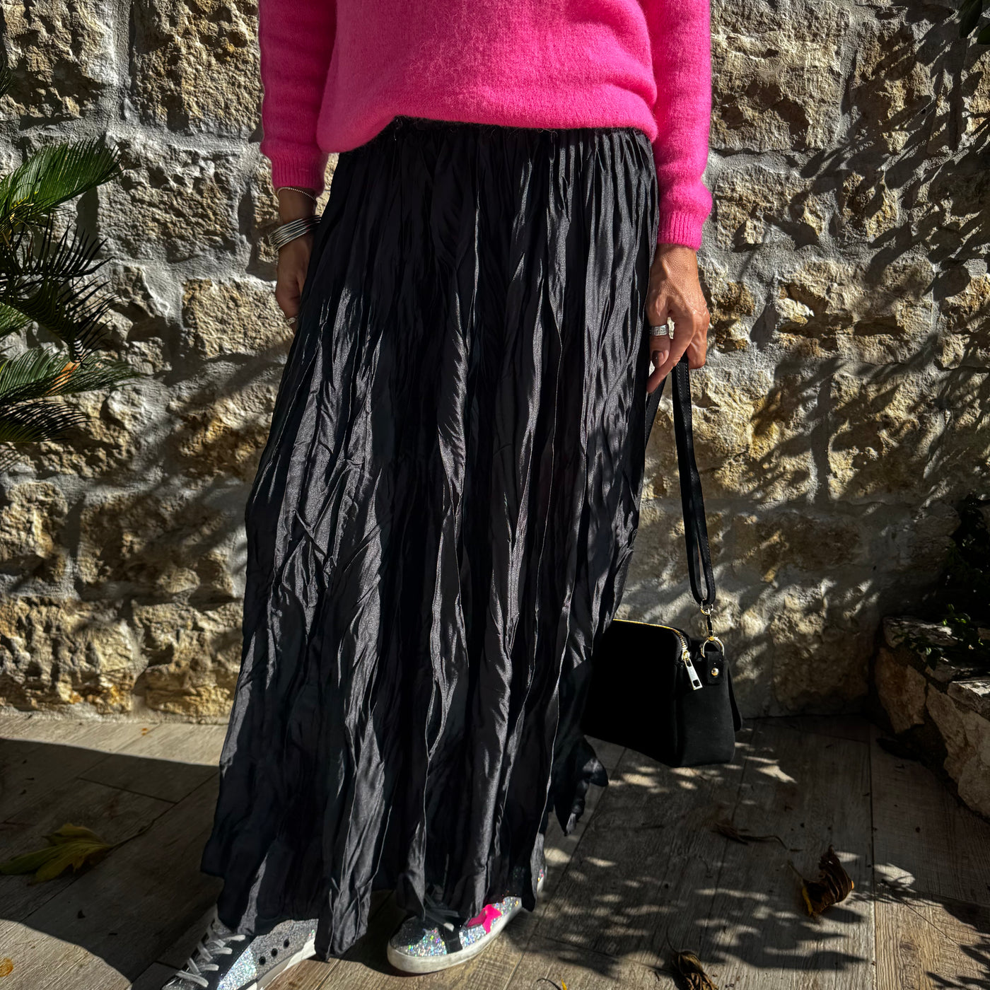 Jupe MAEVA satinée