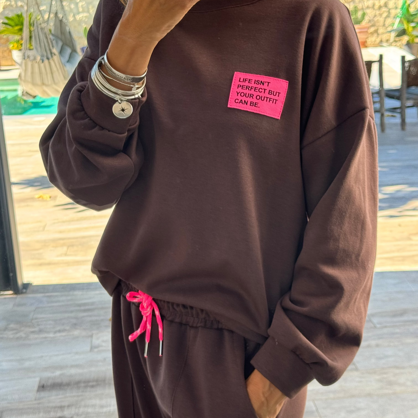 SWEAT PINKA CHOCO
