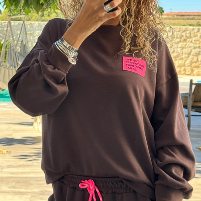 SWEAT PINKA CHOCO