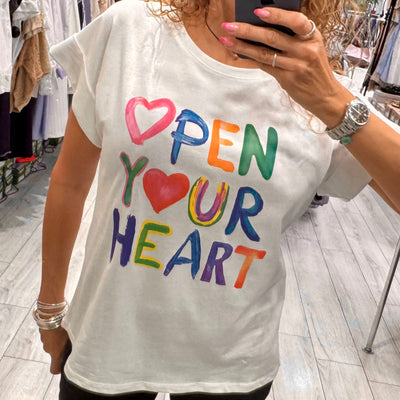 T-SHIRT OPEN YOUR HEART