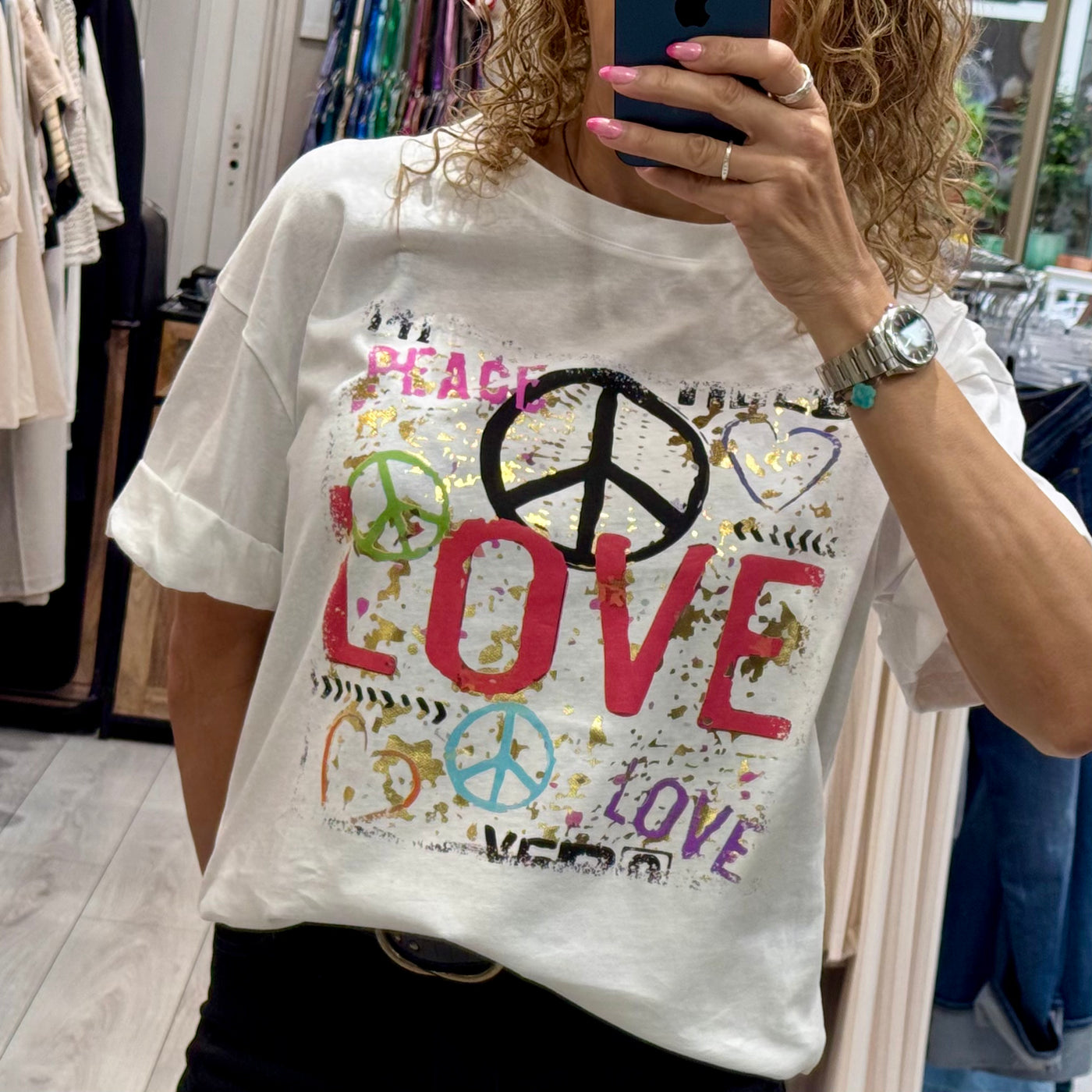 T-SHIRT PEACE & LOVE