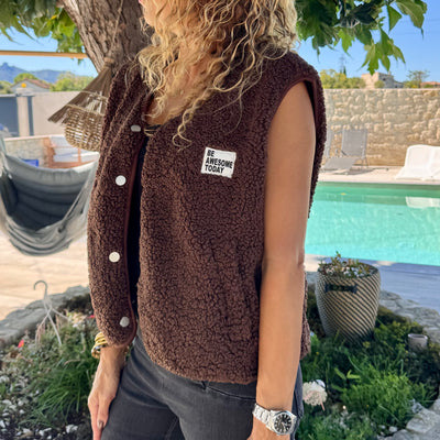 Veste Carole Chocolat
