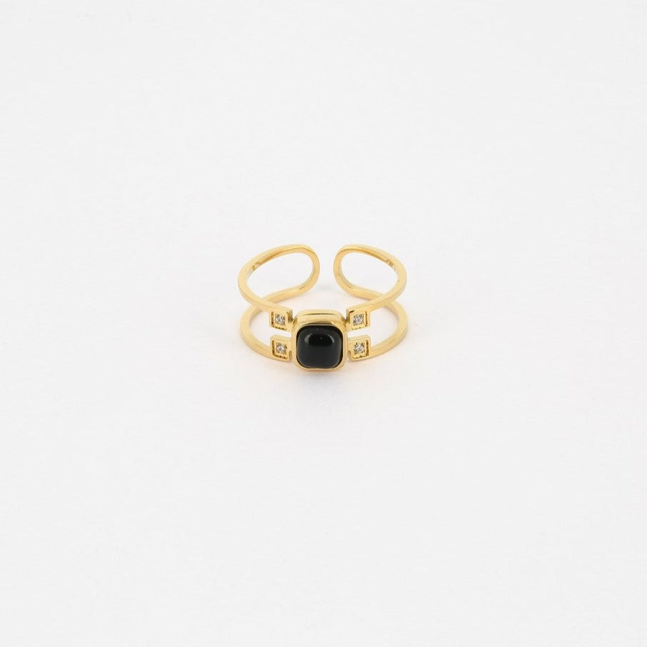 bague pierre onyx SRR18573-01BLK