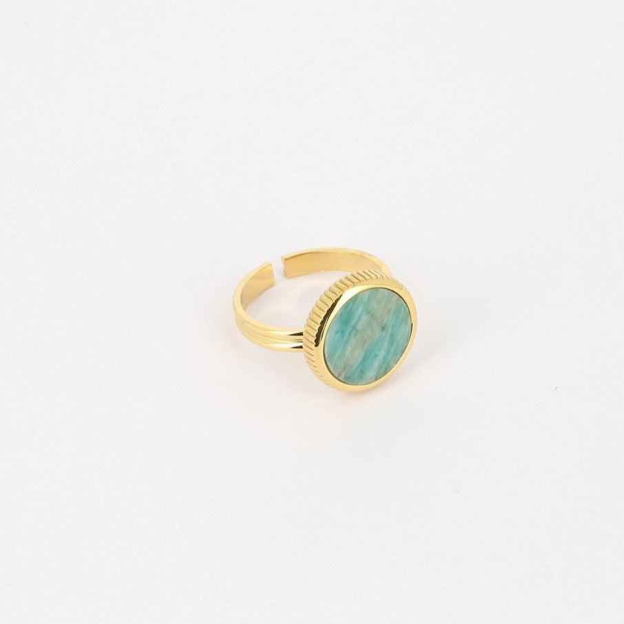 Bague Pearly Amazonite ZAG